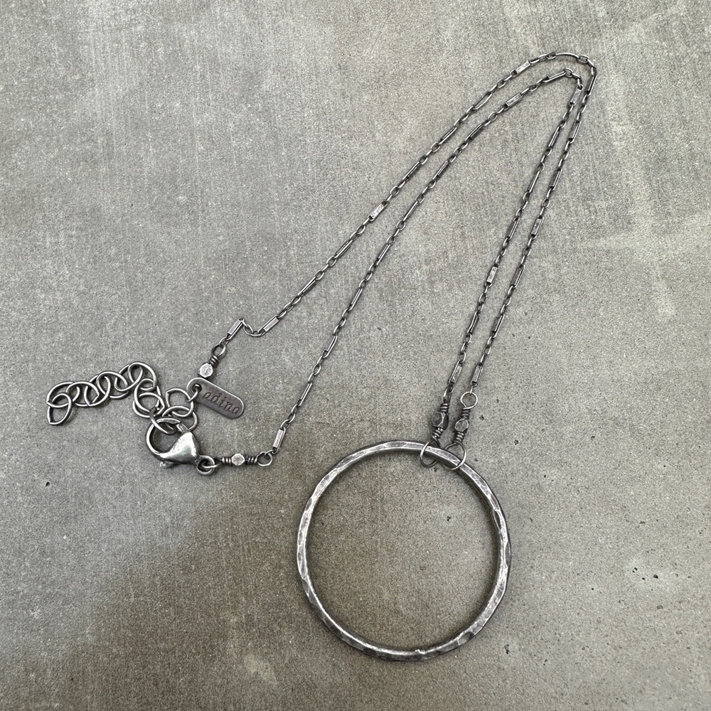 Adina Medium Signature Circle Necklace